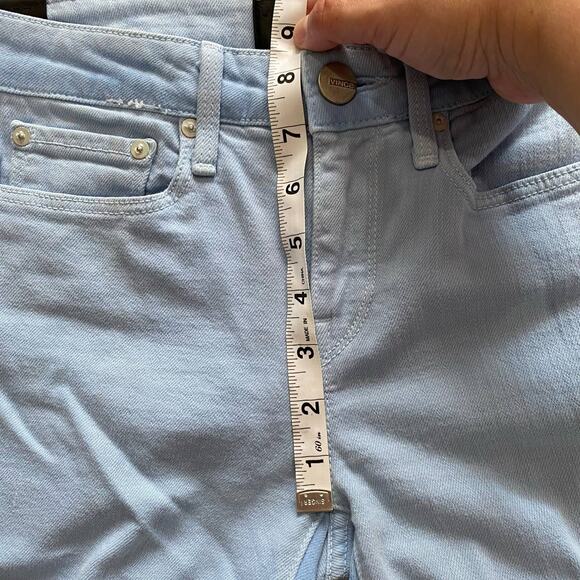 VINCE DYLAN SKINNY LIGHT BLUE LACE DETAIL JEANS SZ 27 - Picture 12 of 12